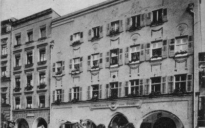 Gasthof Duschl, Max-Josefs-Platz, Rosenheim, 1918