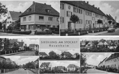 Siedlung am Stocket, Rosenheim, 1960er