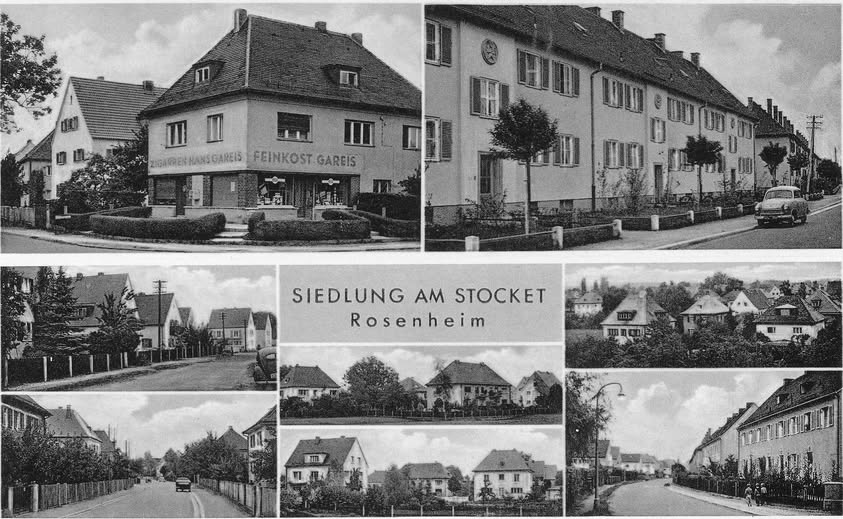 Siedlung am Stocket, Rosenheim, 1960er