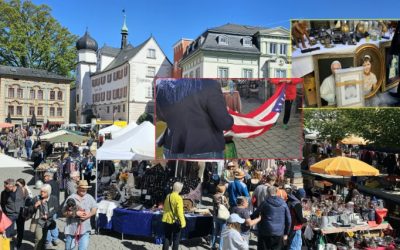 Rosenheimer Trödelmarkt lockt mit Raritäten – von Päpsten bis „Stars and Stripes“