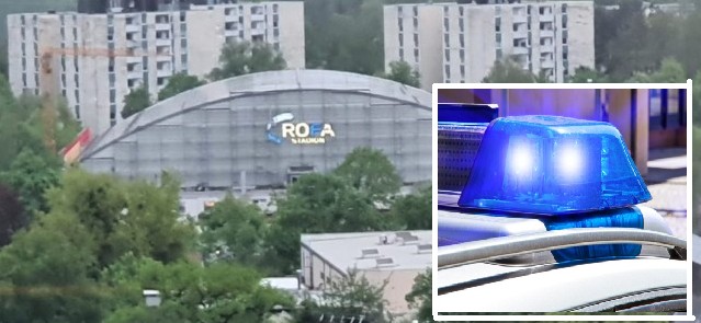 Ammoniak-Austritt am Rosenheimer Eisstadion: Baustelle sorgt für Feuerwehreinsatz