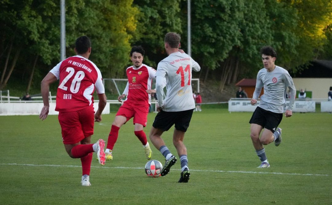 Landesliga Südost: TSV 1860 Rosenheim gewinnt Fußballspiel in Unterführung mit 2:1