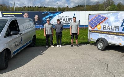 Sportbund DJK Rosenheim und Elektro Baur schließen neue Sponsoring-Partnerschaft