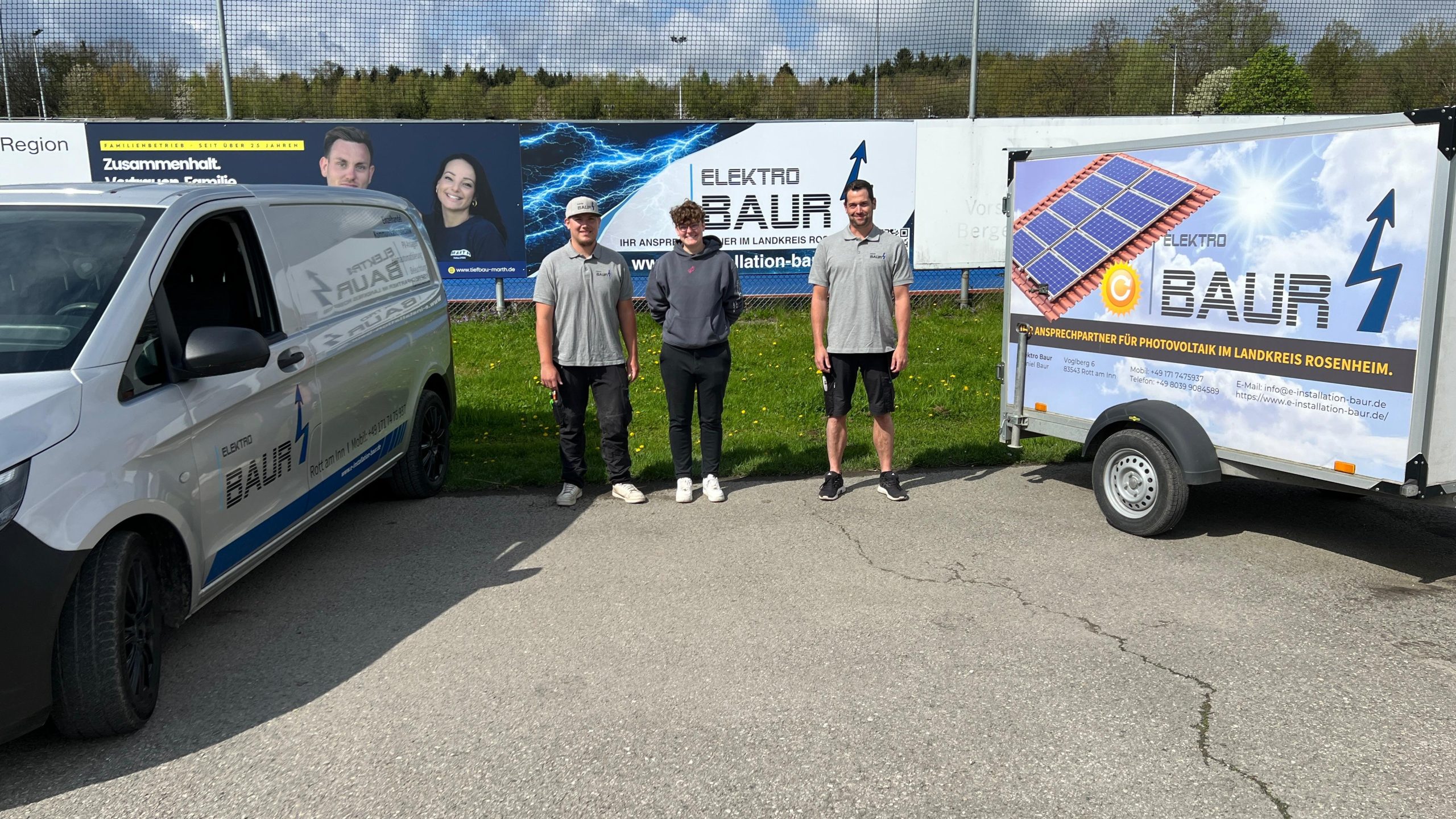 Elektro Baur_PM Neue Partnerschaft auf bewährter Basis: Sportbund DJK Rosenheim e.V. und Elektro Baur vereinbaren Sponsoring-Kooperation. Foto: Sportbund DJK Rosenheim