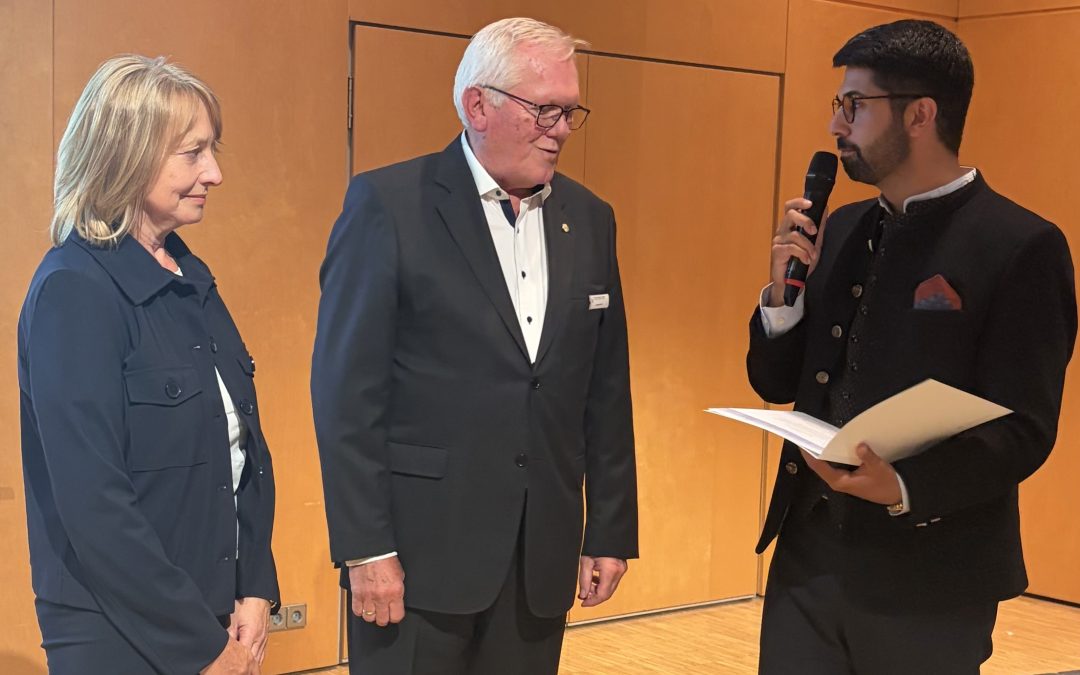 Goldene Bürgermedaille für Reinhold Frey