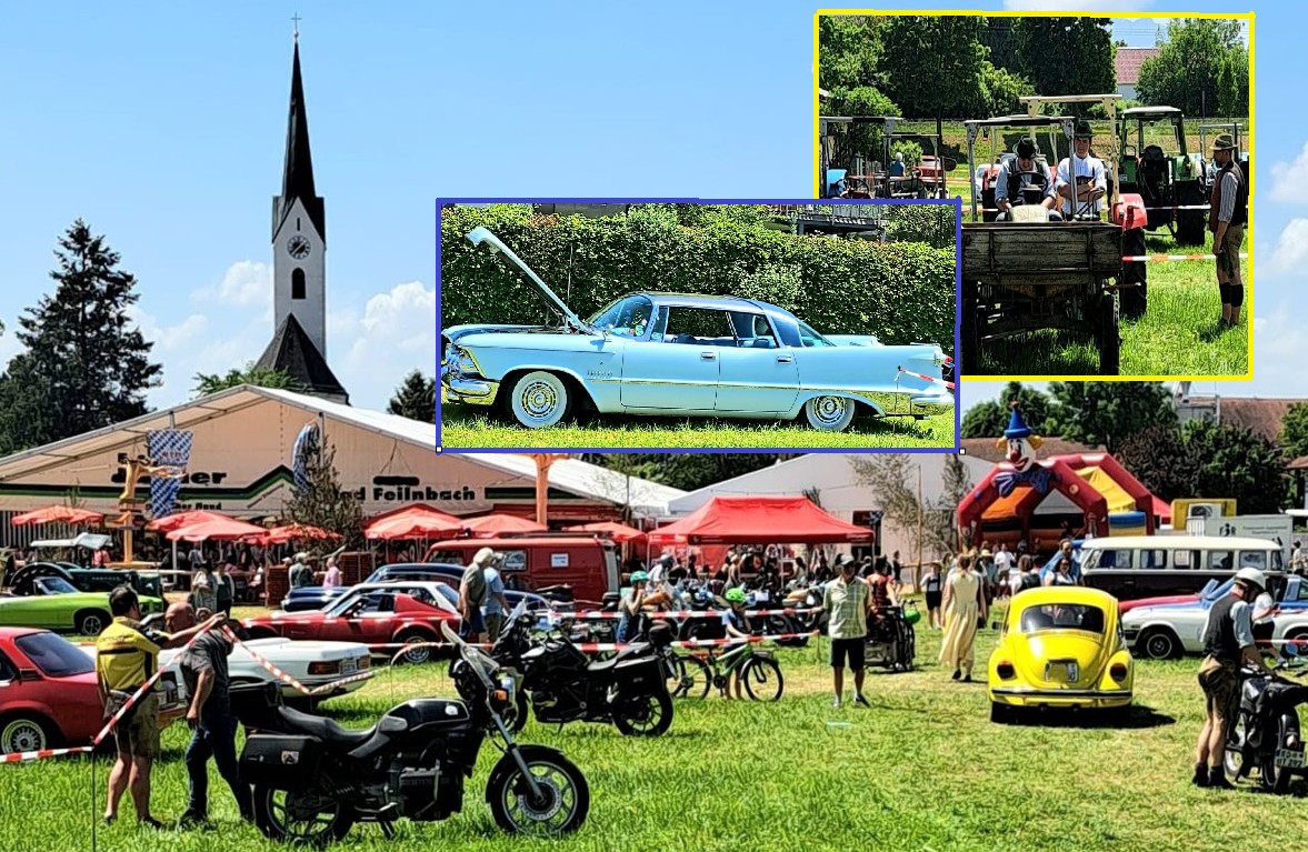 haupt haupt Ein Oldimertreffen bildete den Abschluss der Jubiläumswoche bei der Jungbauernschaft Stephanskirchen. Fotos: Hendrik Heuser