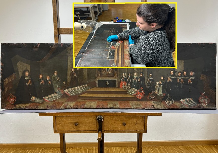 Restauriertes Stifterbild kehrt in Aschauer Pfarrkirche zurück