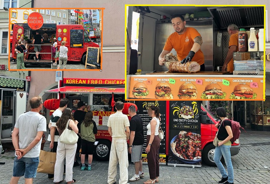 Streetfood Festival in Rosenheim gestartet: Kulinarische Vielfalt bis Sonntag