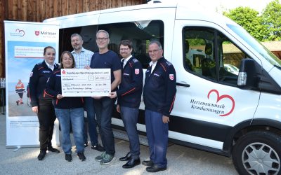 10.000 Euro Spende für den Malteser Herzenswunsch-Krankenwagen im Erzbistum München und Freising