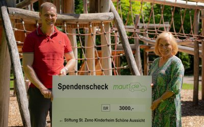 Rosenheimer Startup maut1.de spendet 3.000 Euro an Kinderheim „Schöne Aussicht“