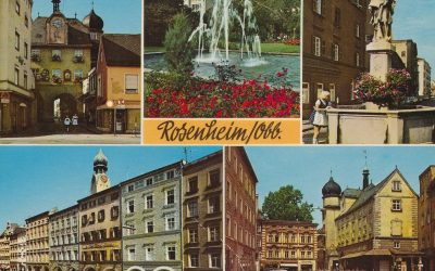 Stadt Rosenheim, Postkarte, 1973