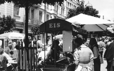 Kagerer-Eisstand, Münchener Straße, Rosenheim, 1985