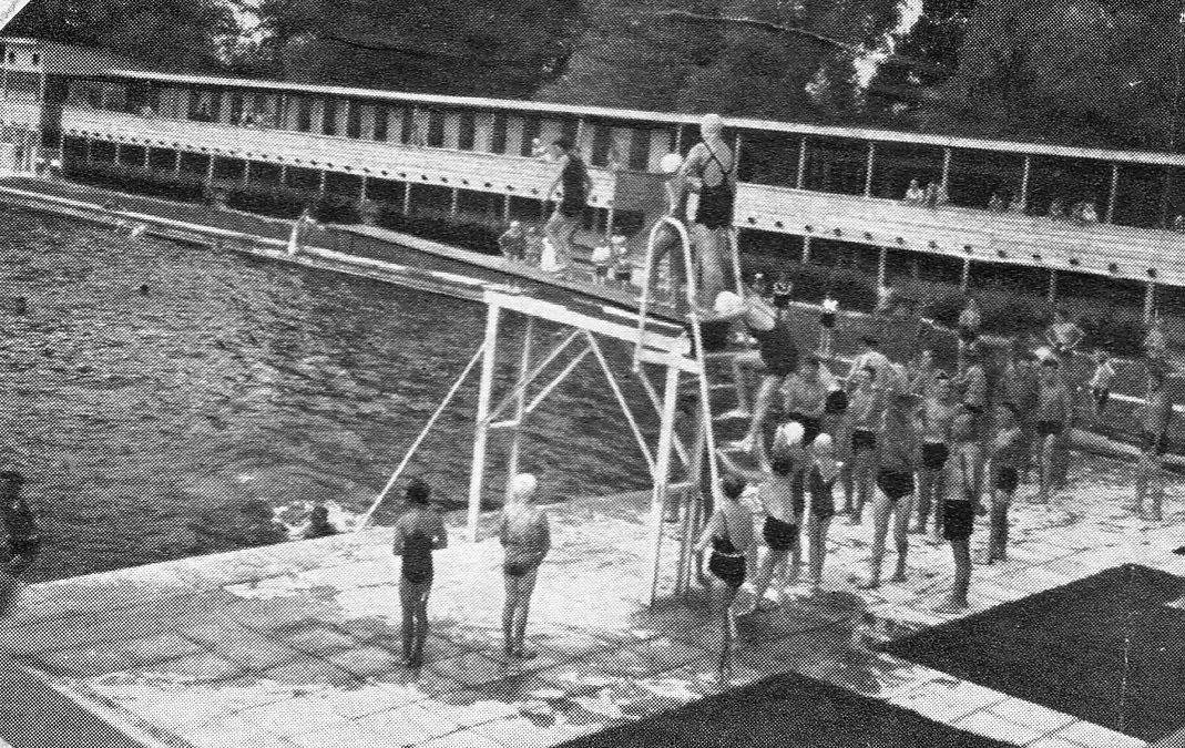 Freibad, Rosenheim, 1956