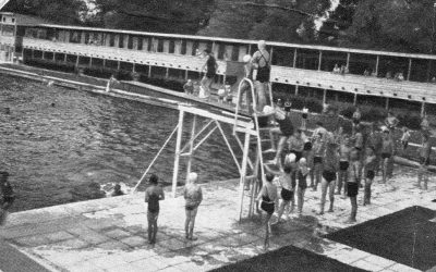 Freibad, Rosenheim, 1956