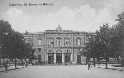Bahnhof, Rosenheim, 1955