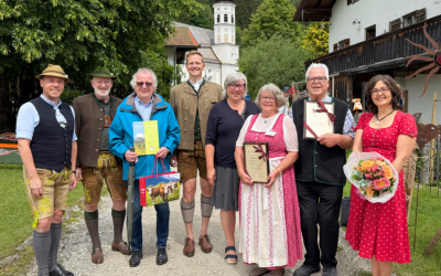 25 Jahre „grenzenlos“: Ehrungen beim Sachranger Bauern- und Kunsthandwerkermarkt