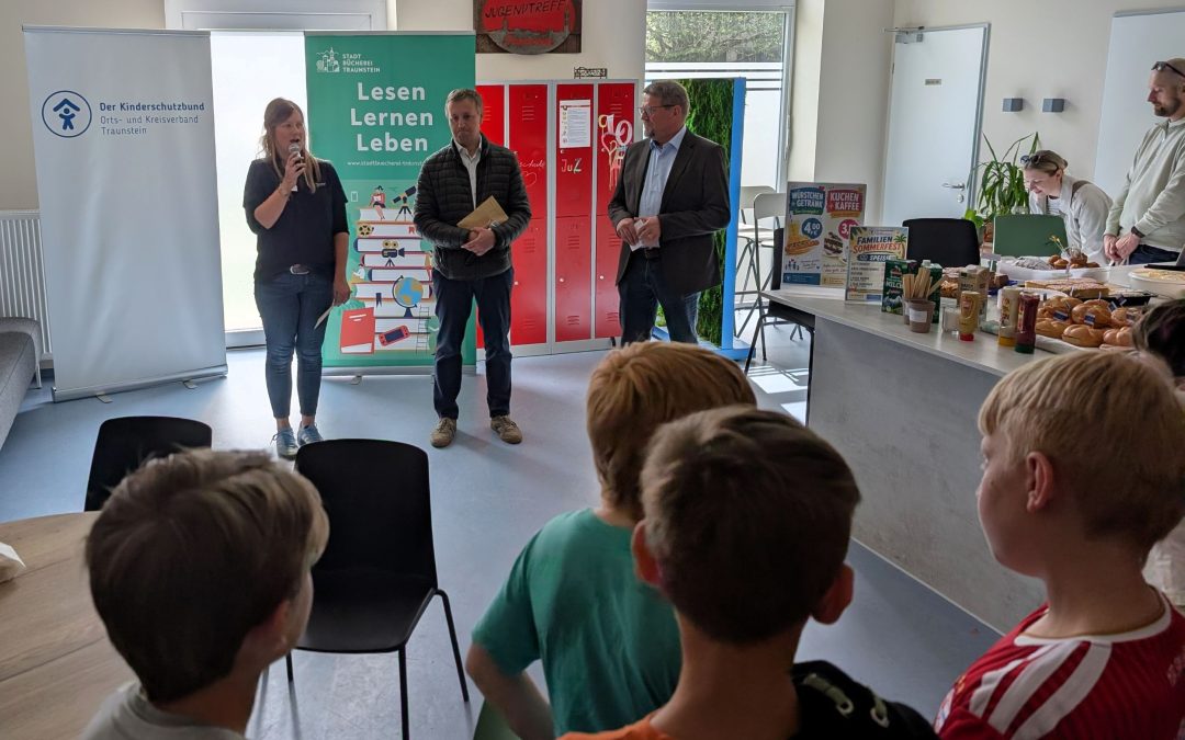 Kinder erobern den Traunsteiner Stadtpark