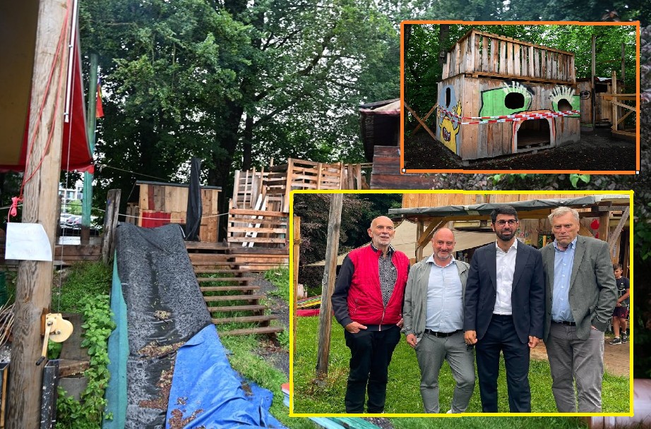 Hüttenstadt ist 18: Rosenheimer Aktivspielplatz feierte „Volljährigkeit“