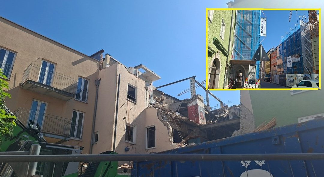 Abriss in der Kaiserstraße: Ein Stück Rosenheimer Innenstadtgeschichte verschwindet
