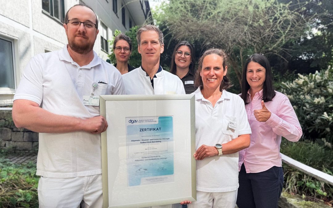 Adipositaszentrum Bad Aibling erneut zertifiziert: Hohe Behandlungsqualität bestätigt