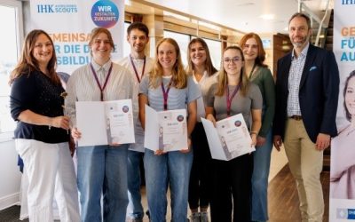 IHK ehrt AusbildungsScouts aus Stadt und Landkreis Rosenheim