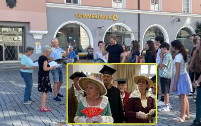 Proben für Historisches Stadtspiel des Theater Rosenheim gehen in die Endphase