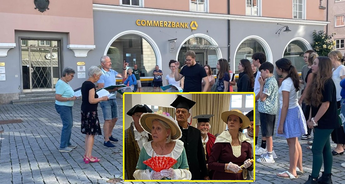 stadt hautp Proben für das Rosenheimer Stadtspiel 2026 sind jetzt in der Endphase. Fotomontage: Copyright Theater Rosenheim