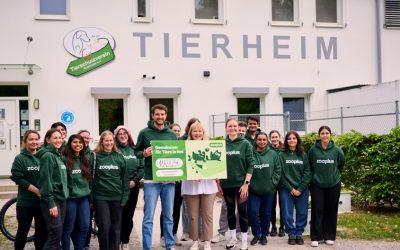Zooplus unterstützt Tierschutzverein Rosenheim mit Spende und Arbeitseinsatz