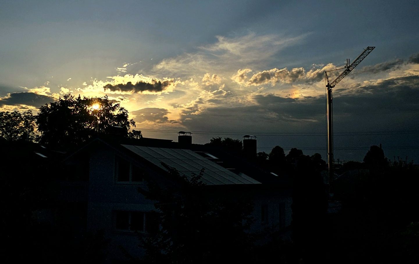 Sonnenuntergang Sonnenuntergang über Rosenheim, Copyright Josefa Staudhammer