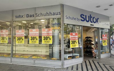 „Wir schließen – alles muss raus“: Fragen um Sutor-Filiale in Rosenheim