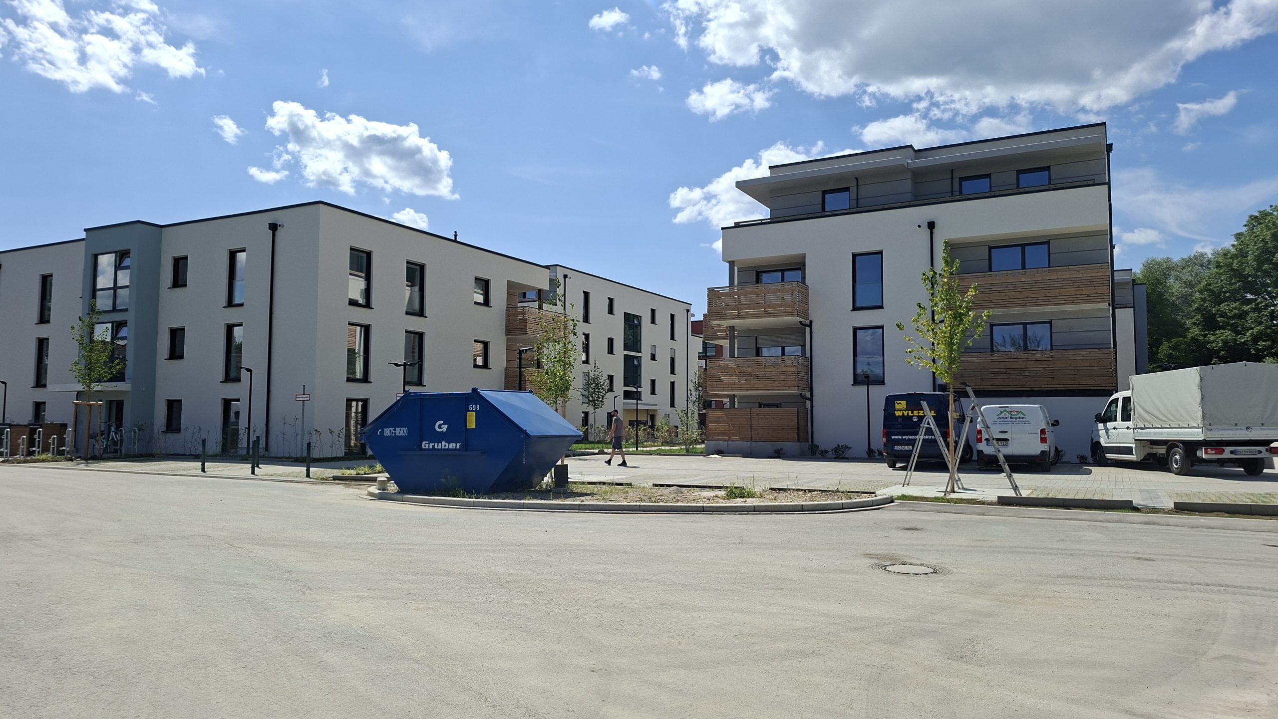 20260722_152337 Wohnbebauung Krainstraße Oberwöhr Mangfallau in Rosenheim. Foto: Innpuls.me