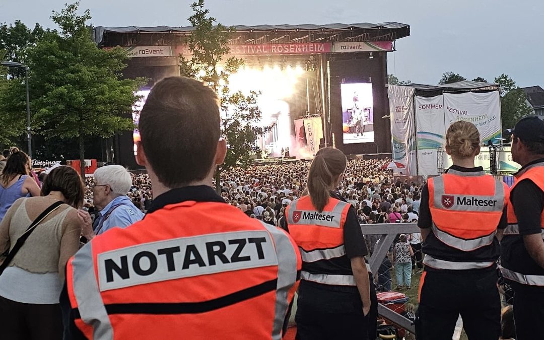 124 Einsätze beim Rosenheimer Sommerfestival: Malteser ziehen Bilanz