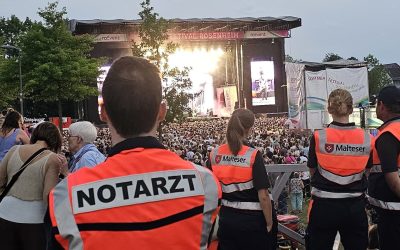 124 Einsätze beim Rosenheimer Sommerfestival: Malteser ziehen Bilanz