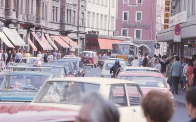 Kleine Fußgängerzone, Rosenheim, 1980er Jahre