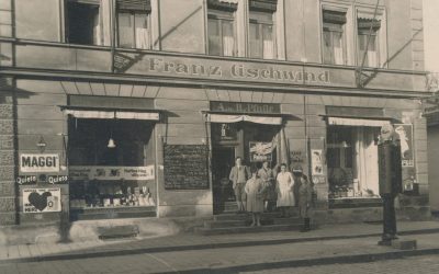 Kolonialwarenhandlung Gschwind, Rosenheim, 1928