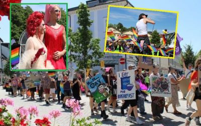 Rund 350 Teilnehmer beim Christopher Street Day in Traunstein