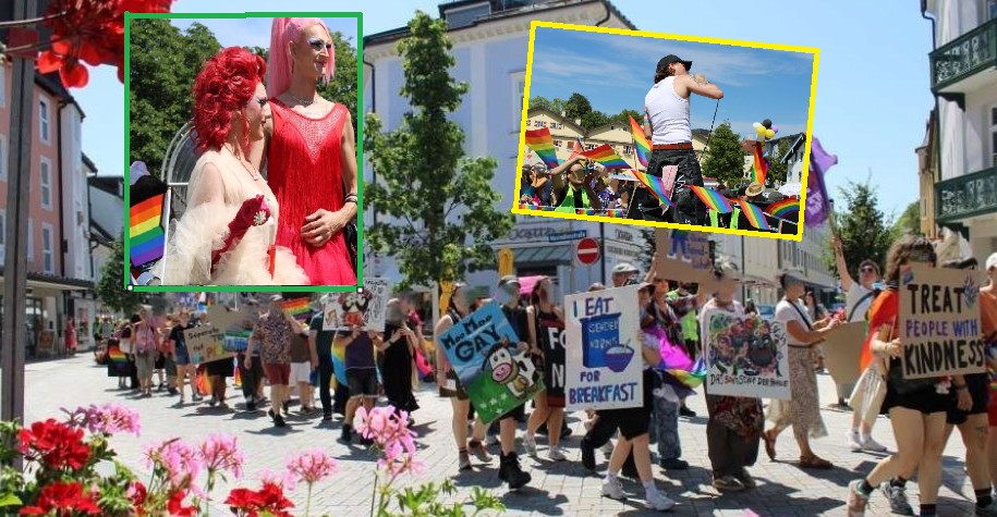 Rund 350 Teilnehmer beim Christopher Street Day in Traunstein