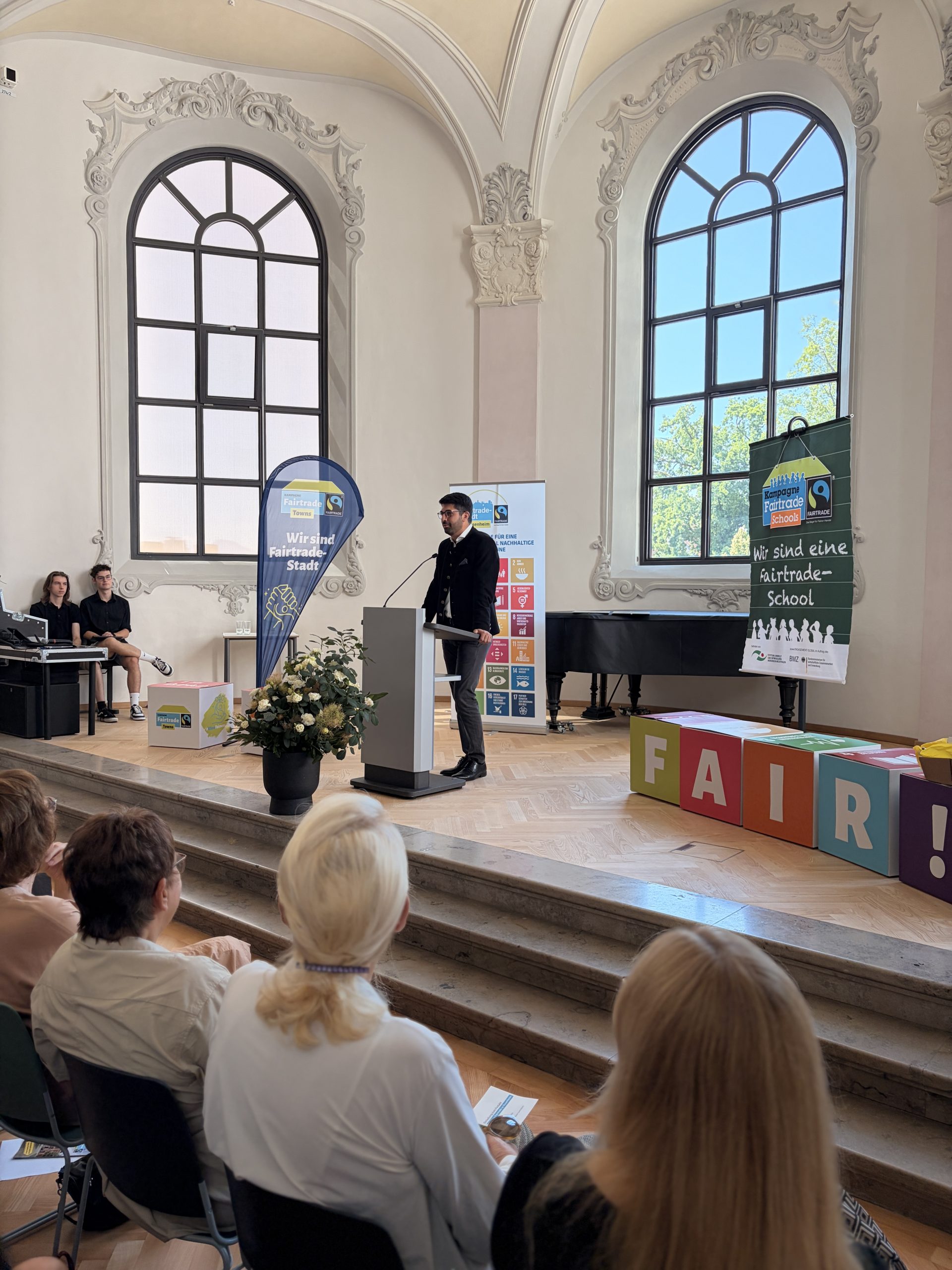 IMG_1791 Festakt 10 Jahre Fairtrade-Stadt Rosenheim im Rosenheimer Karolinengymnasium. Fotos: Copyright Stadt Rosenheim