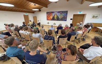 Aschau: Künstlergespräch zum Triptychon von Christian Huber