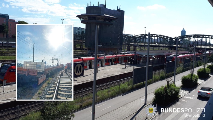 Bauzug entgleist bei Rangierfahrt: Schaden von mindestens 500.000 Euro