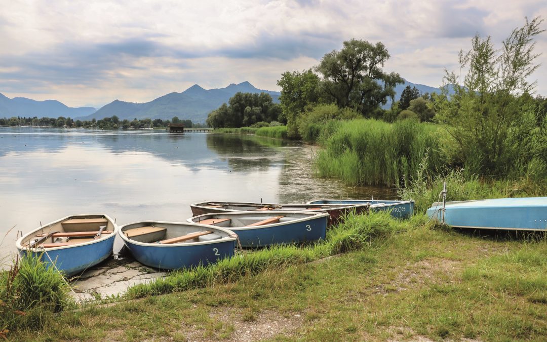 Mit dem Ruderboot ans Ende des Chiemsees: Auf Entdeckungstour in Prien