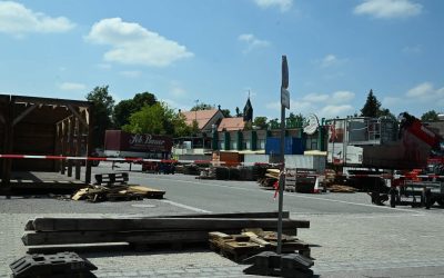Rosenheimer Herbstfest: Aufbau läuft bereits auf Hochtouren