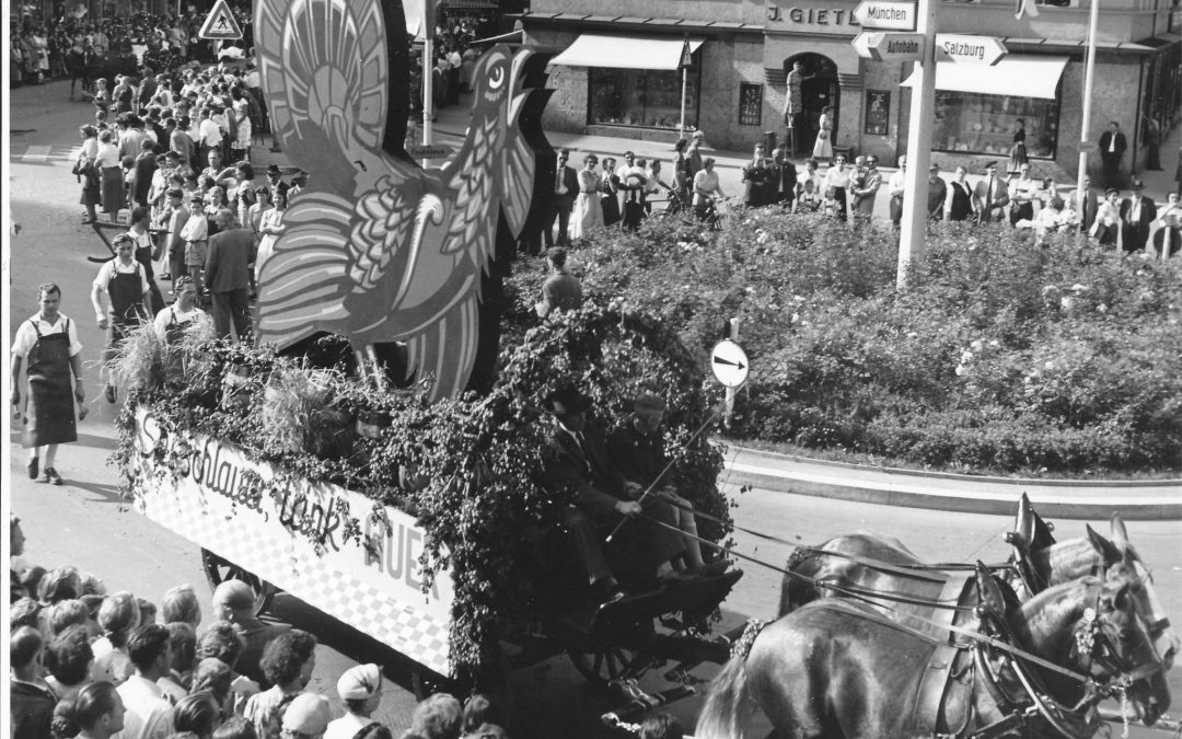 Herbstfesteinzug, Rosenheim, 1958