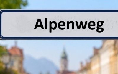 Straßennamen in Rosenheim: Alpenweg