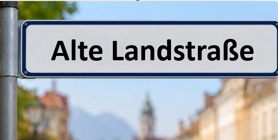 Straßennamen in Rosenheim: Alte Landstraße