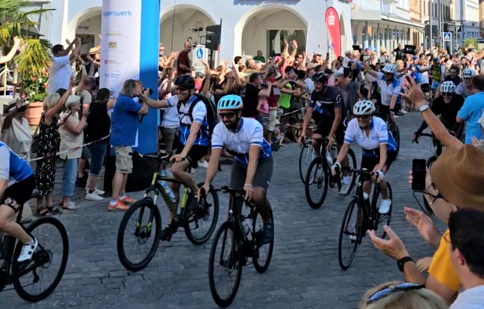 BR-Radltour in Rosenheim: Hitze, Gewitter und viel gute Laune