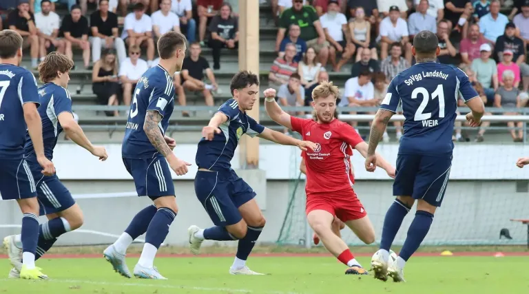 TSSV 1860 Rosenheim holt Punkt bei der SpVgg Landshut