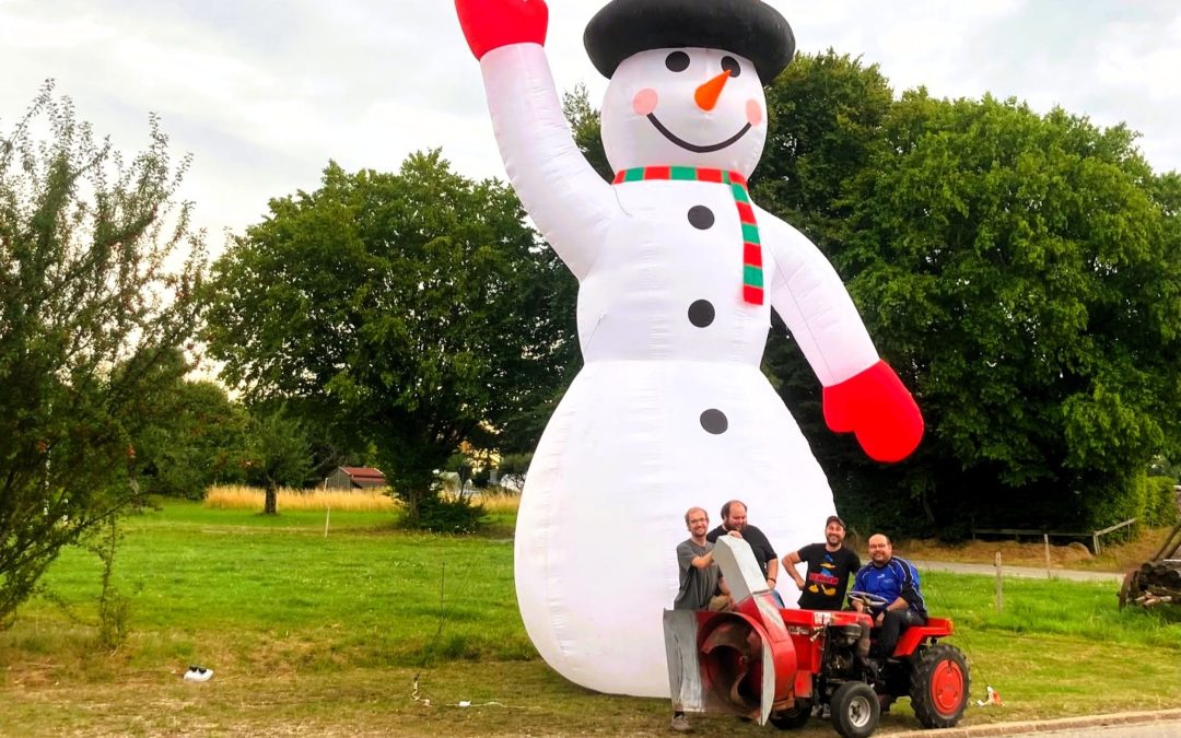 30 Grad und Glühwein Spritz: Schneefräsentreffen in Kammer begeistert Besucher