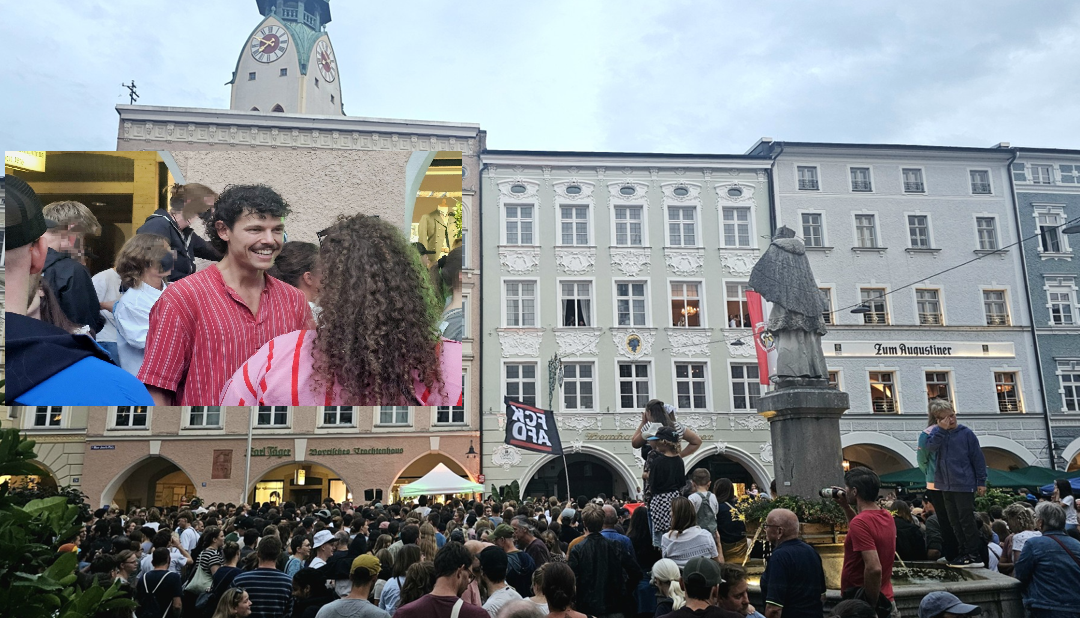 Kaffkiez spielt spontanes Konzert vor rund 1.000 Besucher in Rosenheim