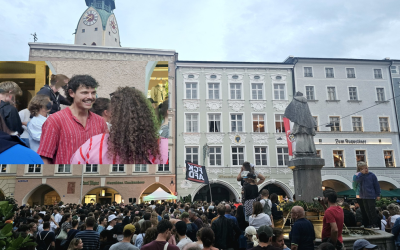 Kaffkiez spielt spontanes Konzert vor rund 1.000 Besucher in Rosenheim